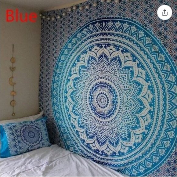 NWT Boho Indian Mandalla Wall Tapestry Bohemian Wall Hanging Wall Decor - Picture 2 of 16